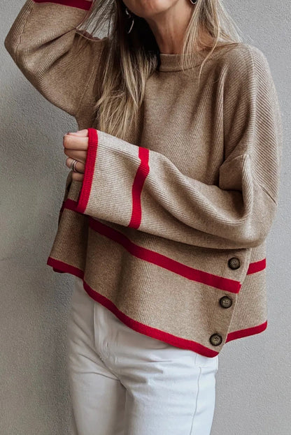 Side Hustle Stripes Sweater