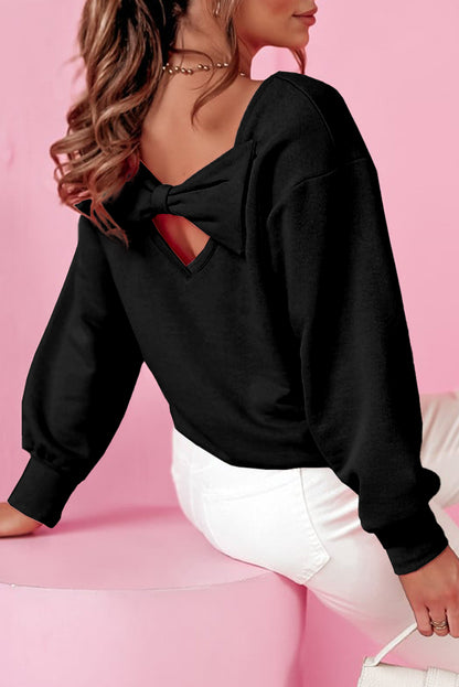 Back Talk Bow Sweater