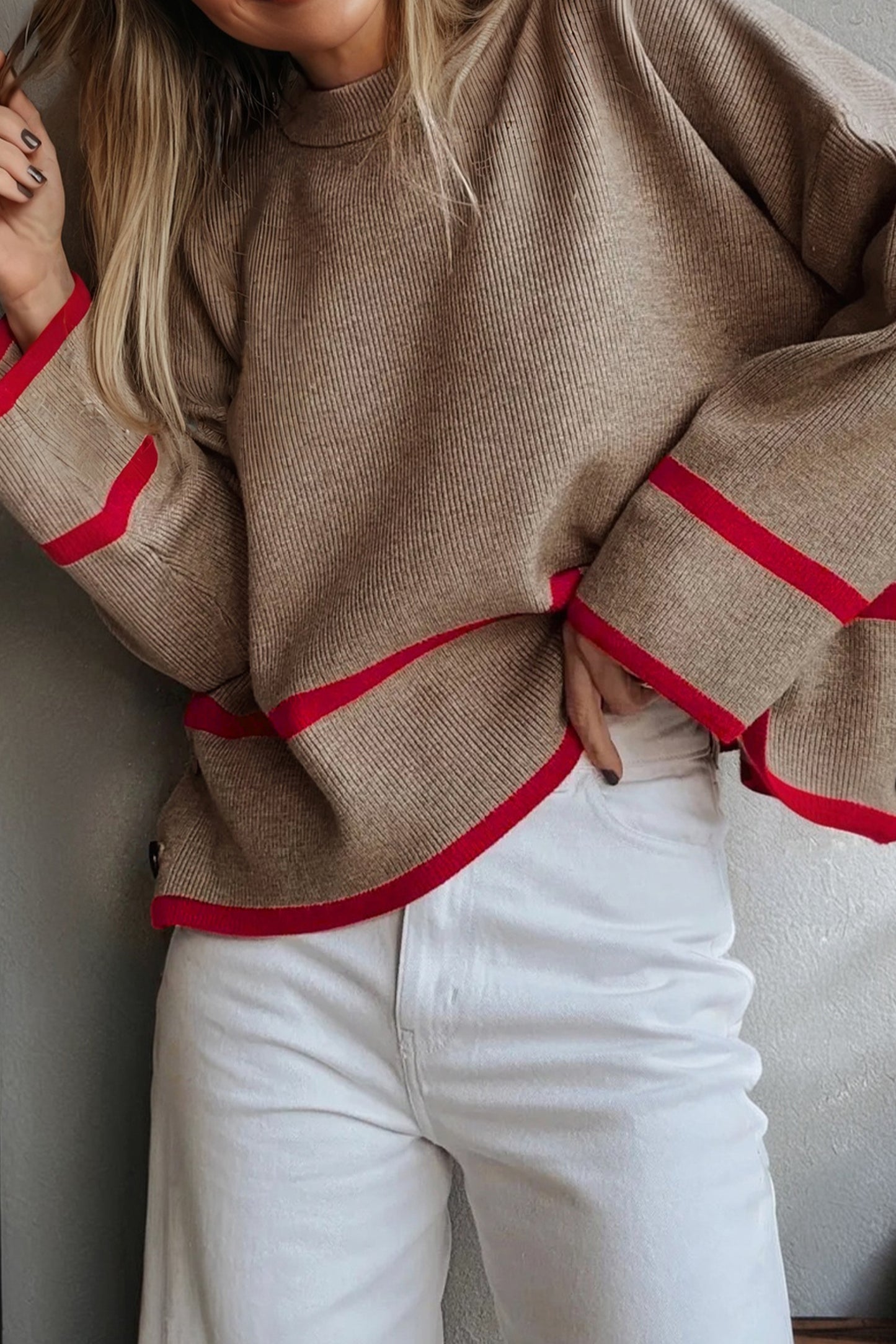 Side Hustle Stripes Sweater