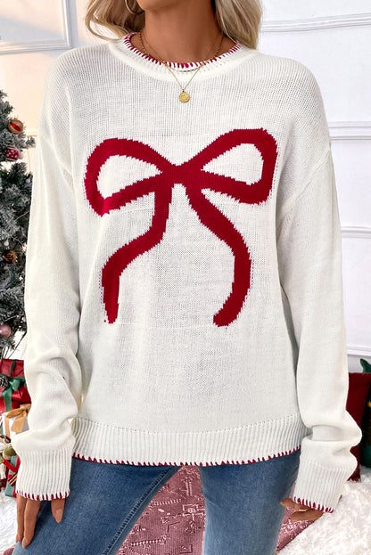 Bow So Festive Sweater