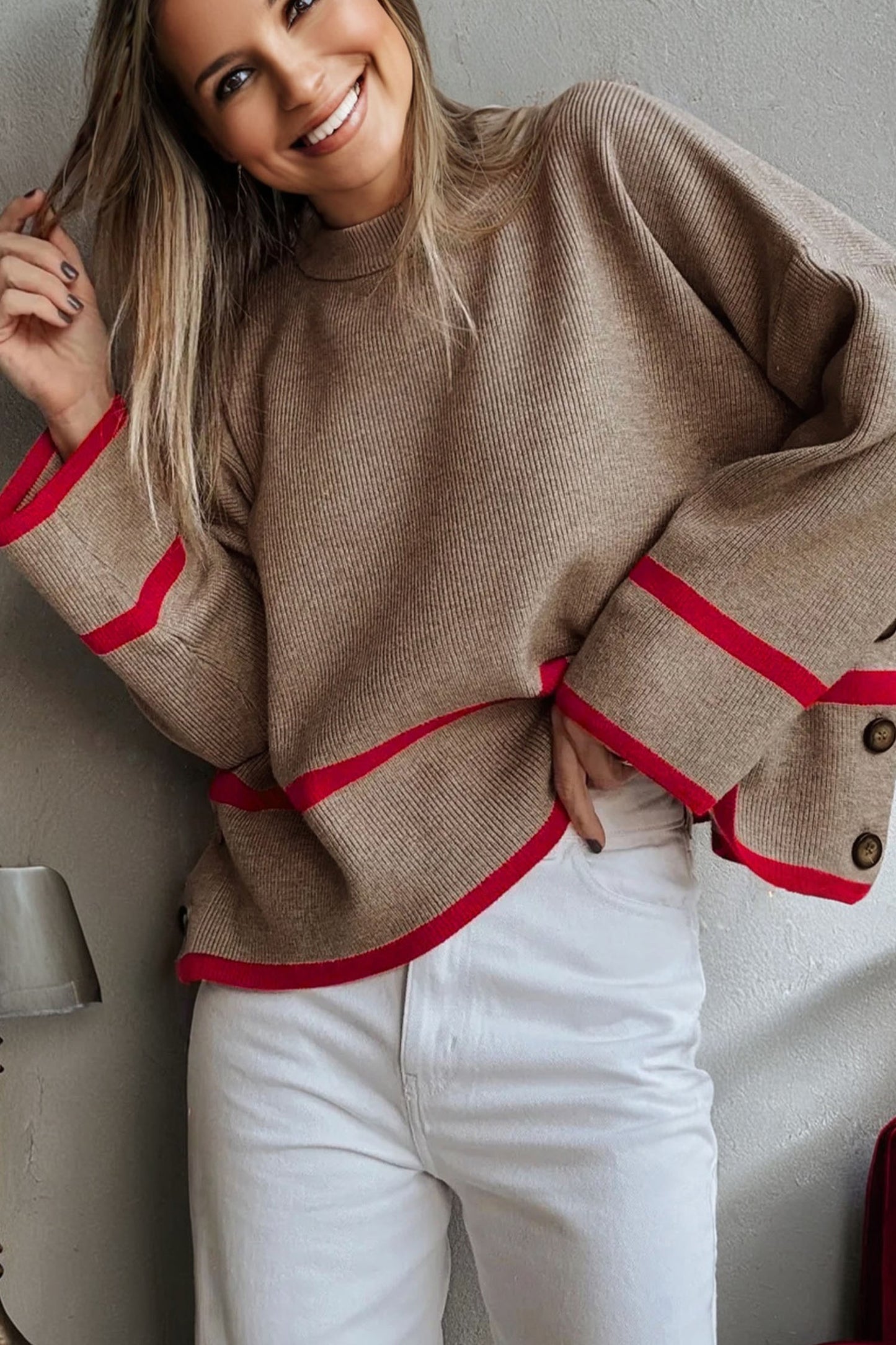 Side Hustle Stripes Sweater
