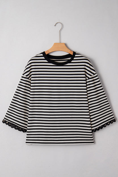 "Stripes & Sass" Top