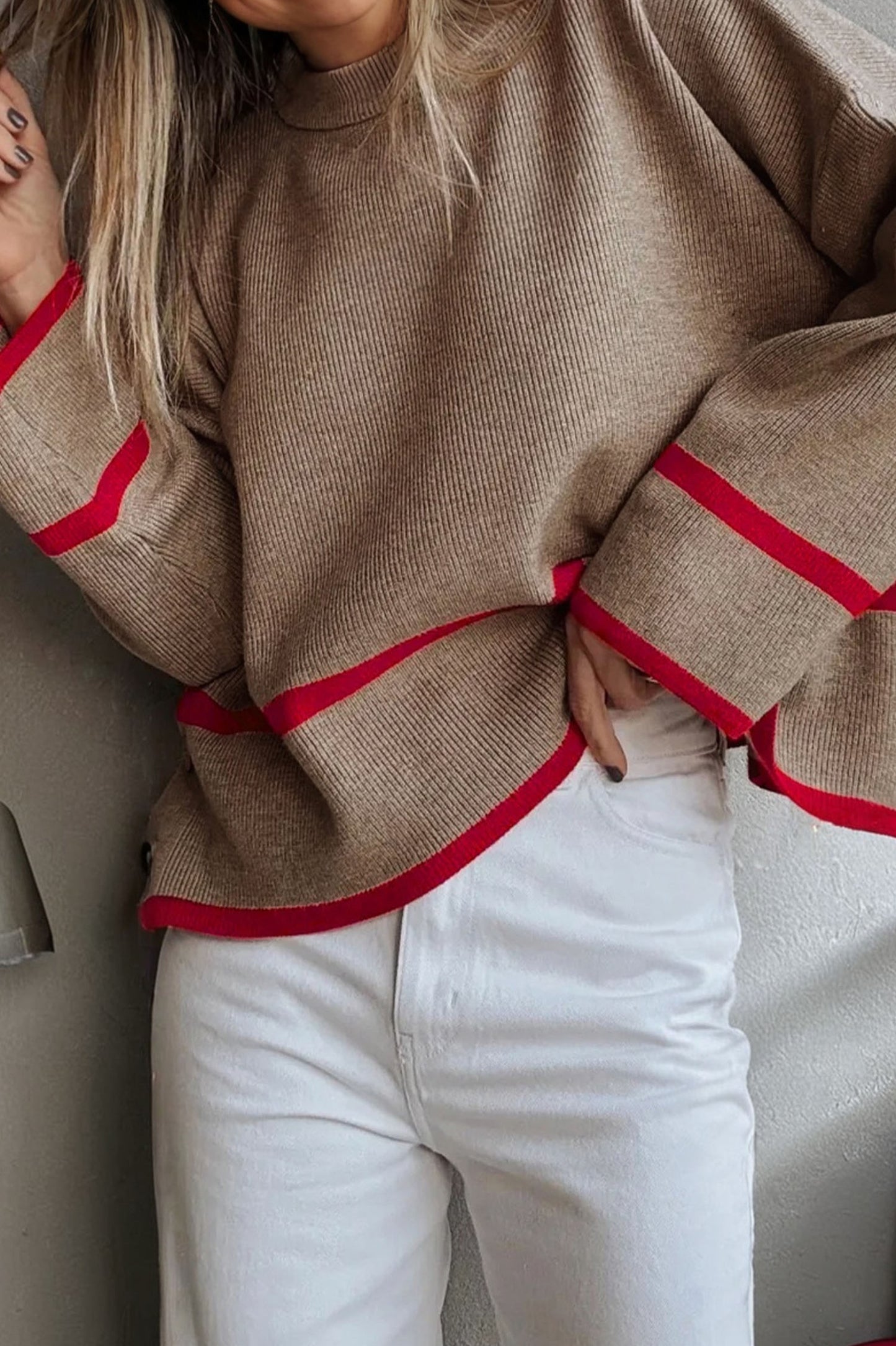 Side Hustle Stripes Sweater