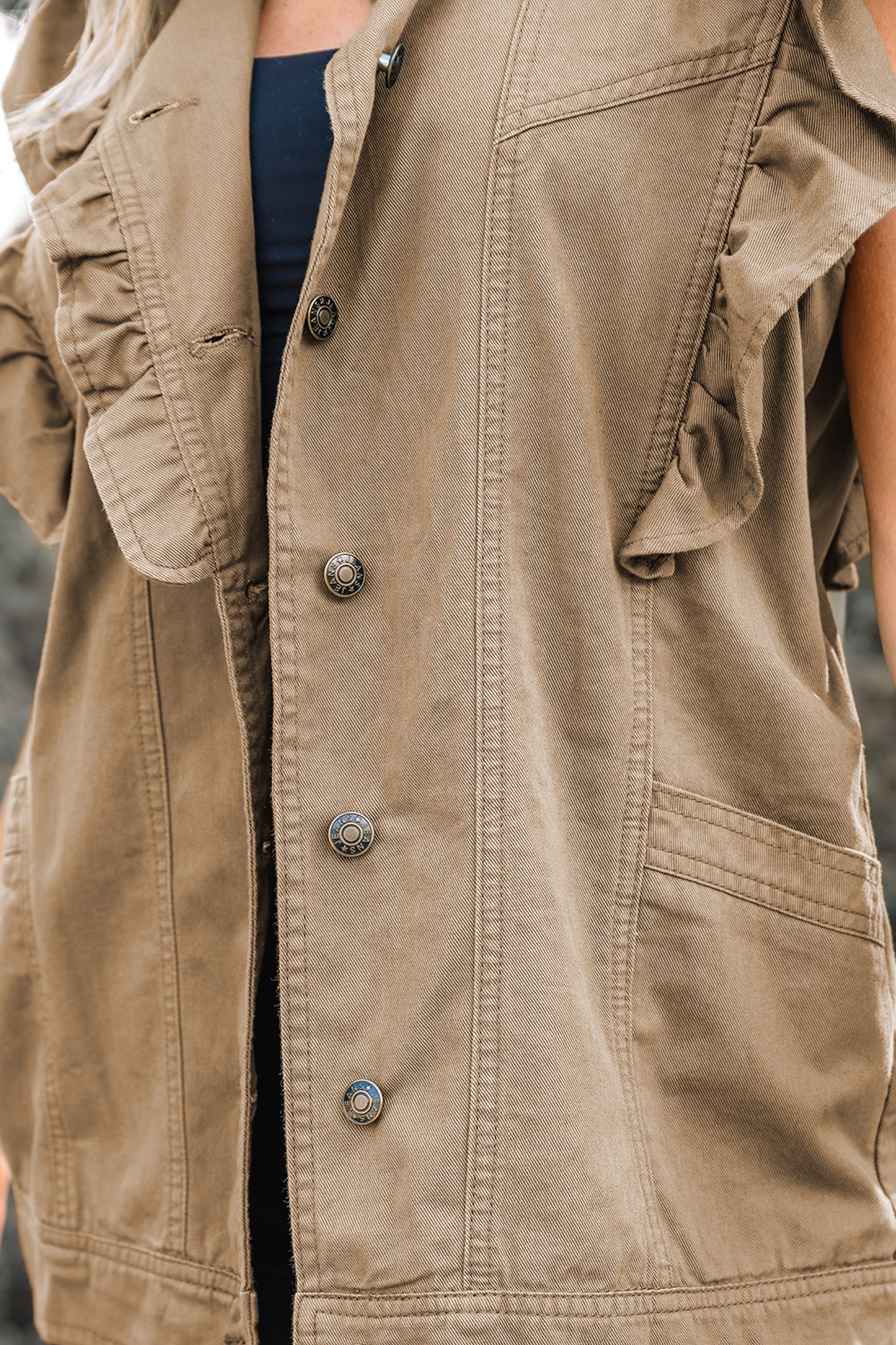 "Ruffle Up, Babe" Vest