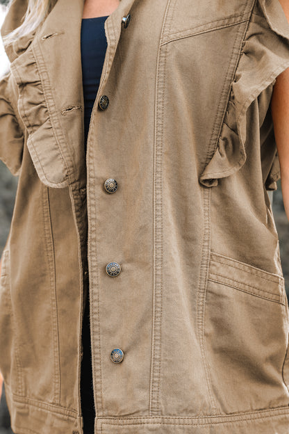 "Ruffle Up, Babe" Vest