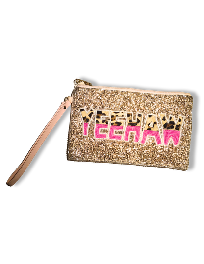 Yeehaw & Yasss" Wristlet