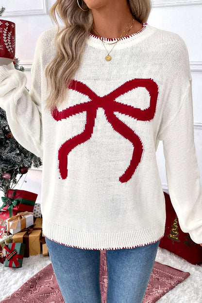 Bow So Festive Sweater