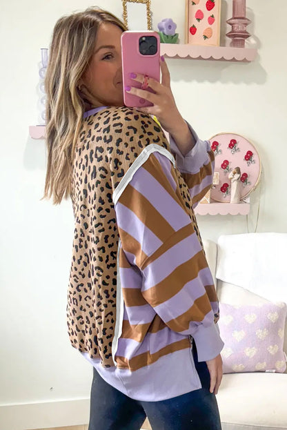 Stripes & Spots Sass Purple