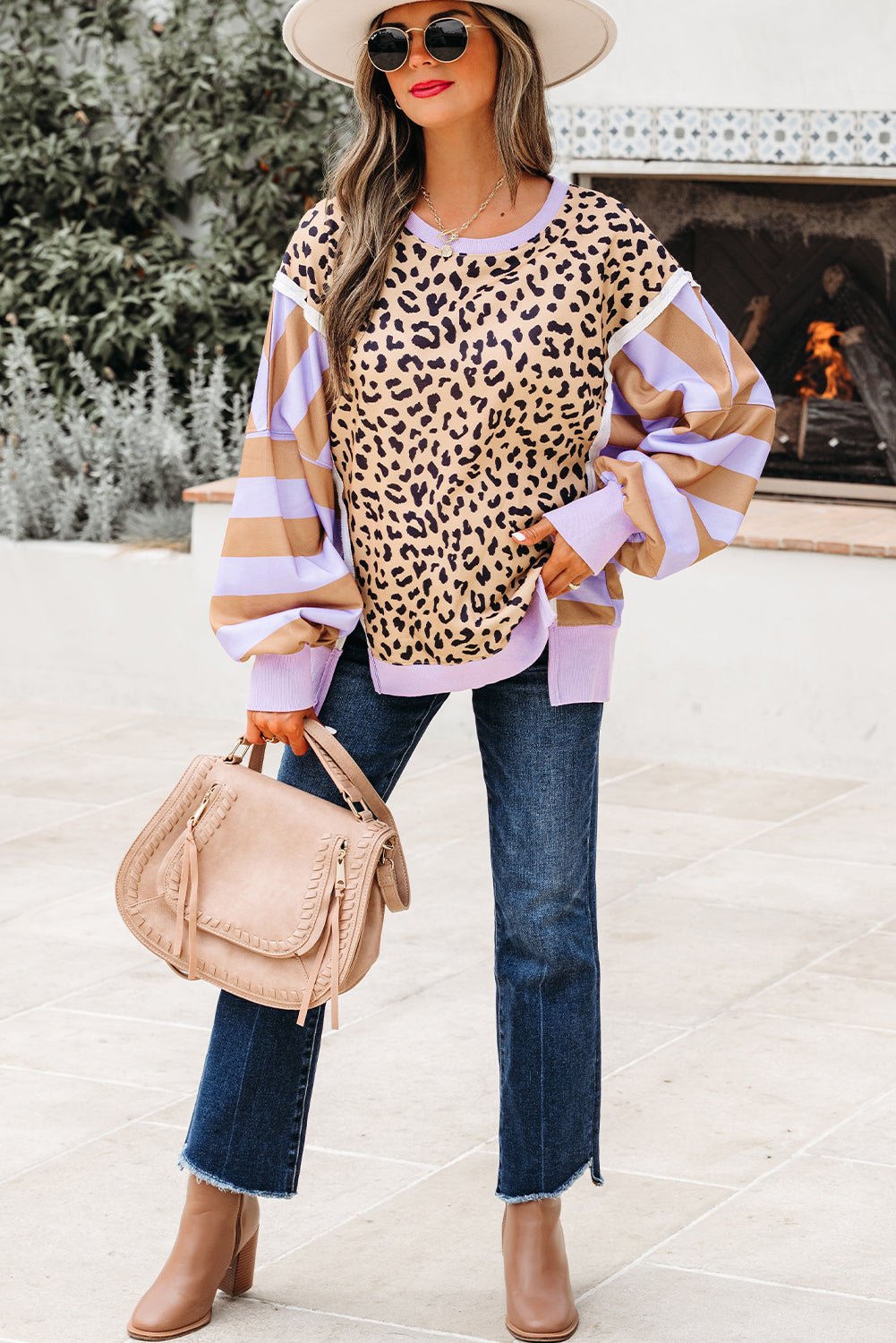 Stripes & Spots Sass Purple