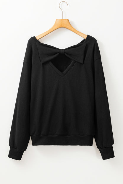 Back Talk Bow Sweater
