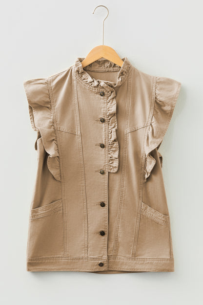 "Ruffle Up, Babe" Vest