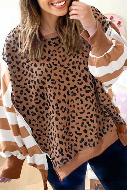 Stripes & Spots Sass Brown