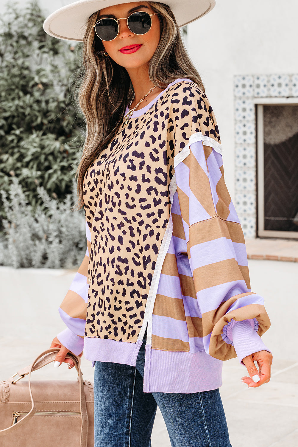 Stripes & Spots Sass Purple